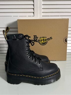 Dr. Martens Jadon III Pisa Leather Platform Boots